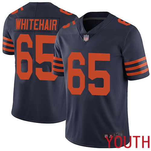 Chicago Bears Limited Navy Blue Youth Cody Whitehair Jersey NFL Football 65 Rush Vapor Untouchable